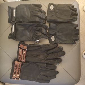 Womens Leather Harley Davidson Gloves